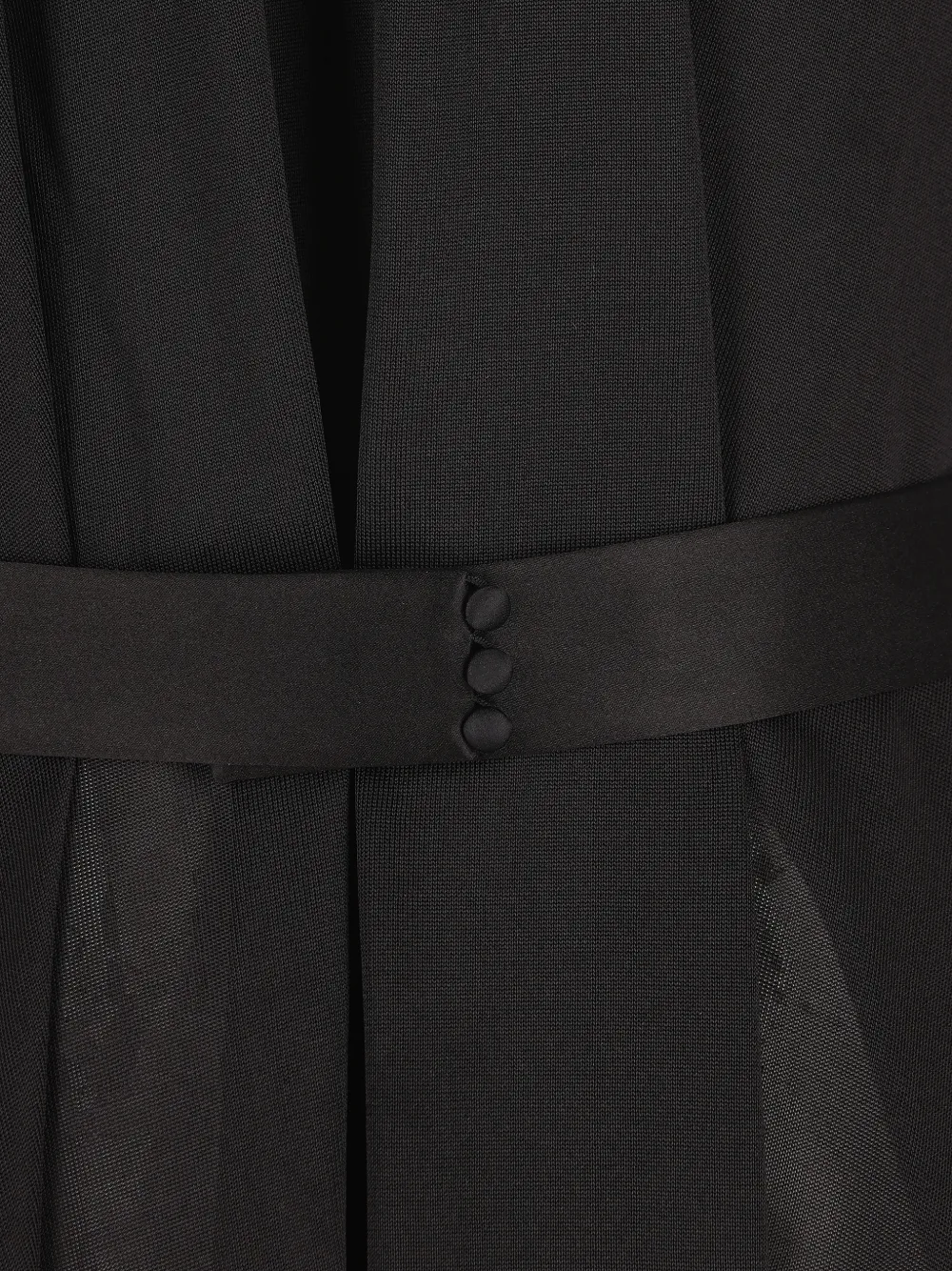 FENDI black silk top Zwart