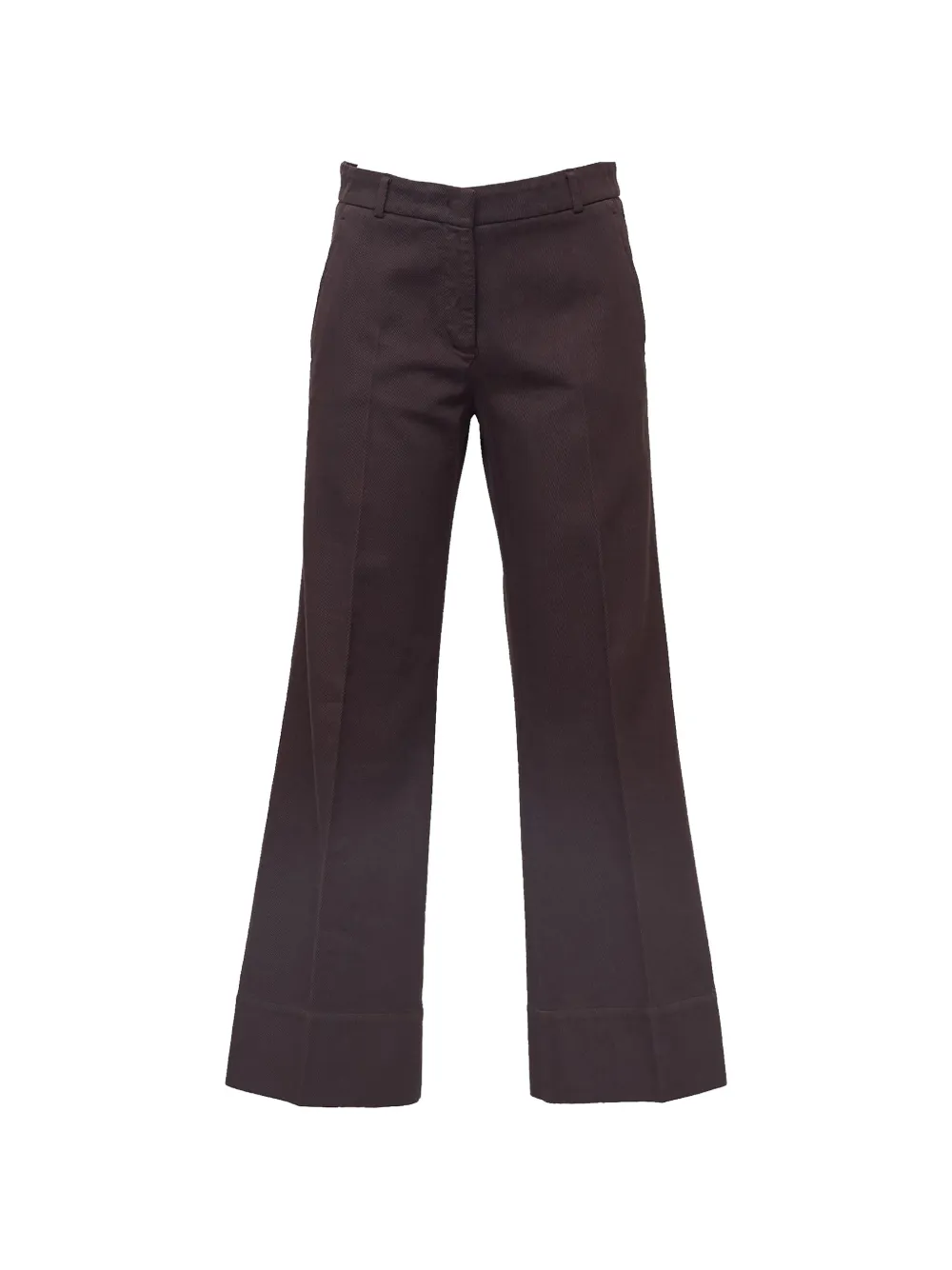 Ql2 Melody D Flared Trousers In Brown