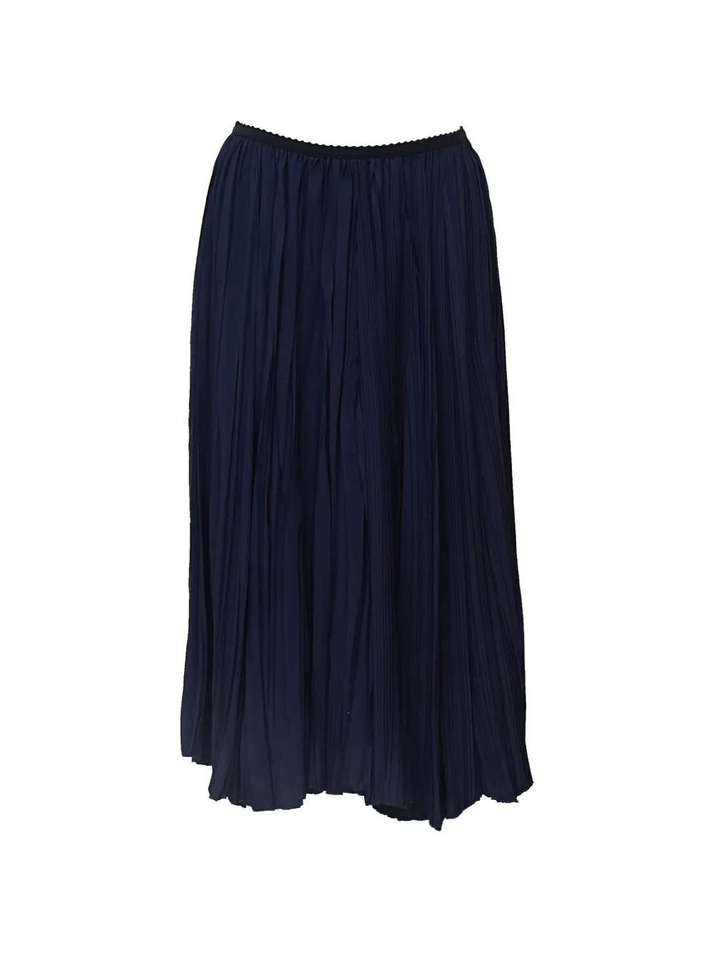 Nº21 Gonna midi con vita elasticizzata - Blu