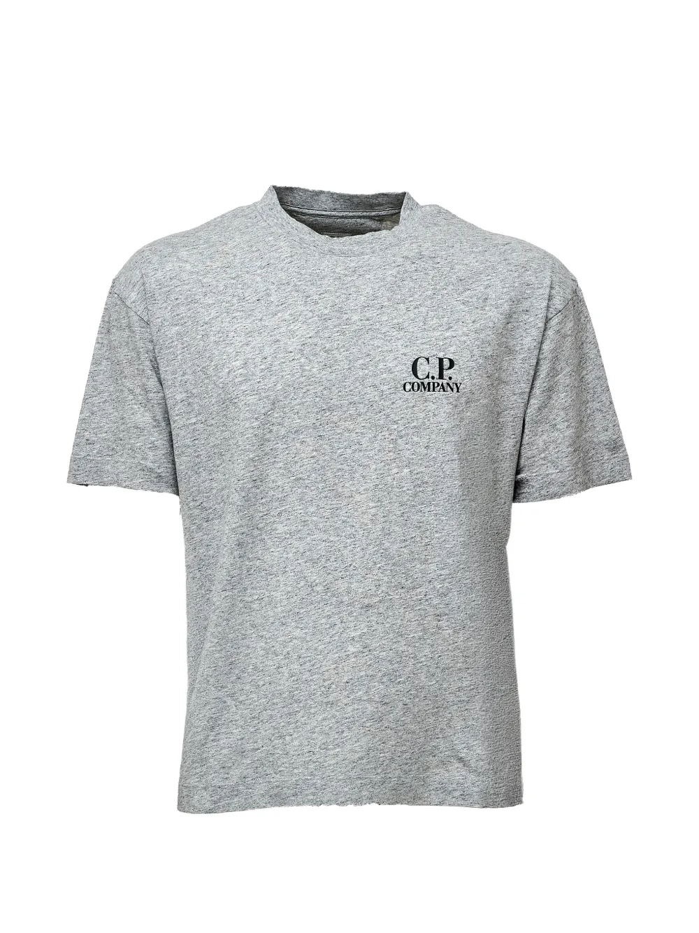 C.P. Company 30/1 short-sleeve logo-print cotton T-shirt - Grigio