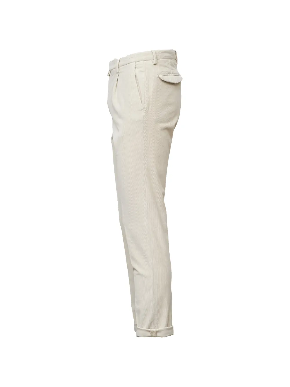 Briglia 1949 Ribfluwelen plooibroek Beige