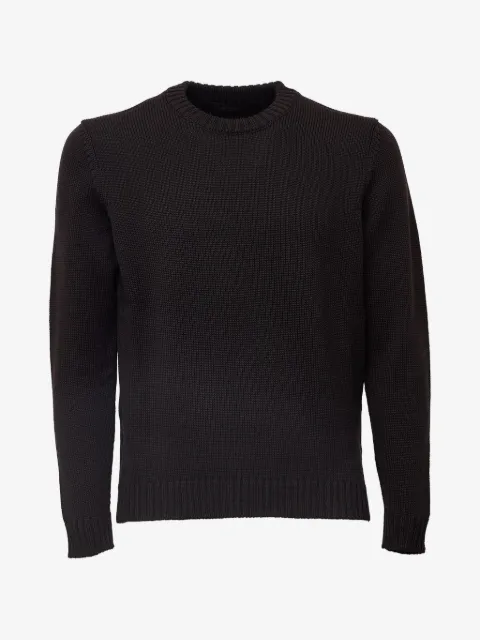 Zanone ribbed-knit crew-neck sweater
