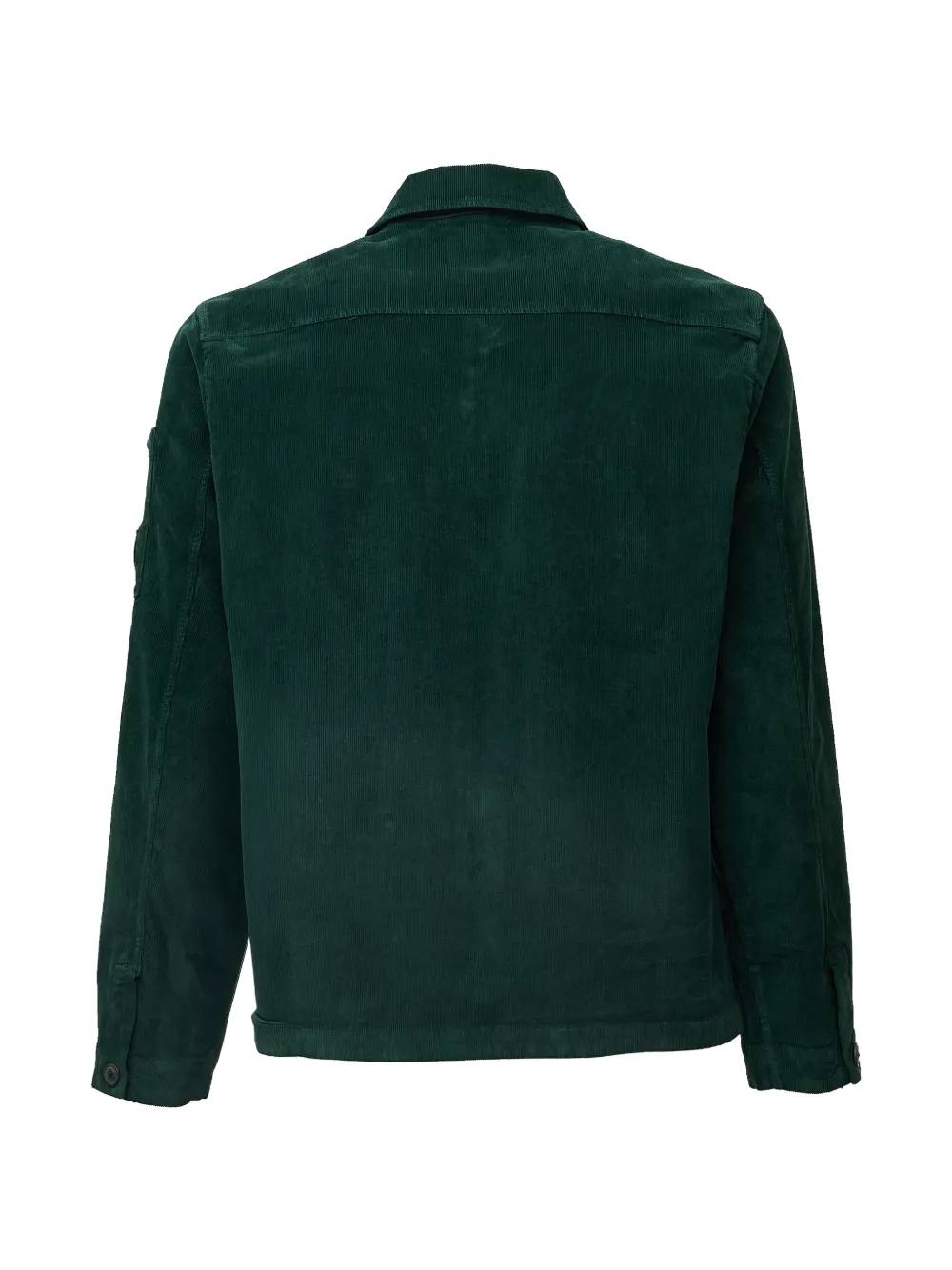 C.P. Company Ribfluwelen Lens shirtjack Groen