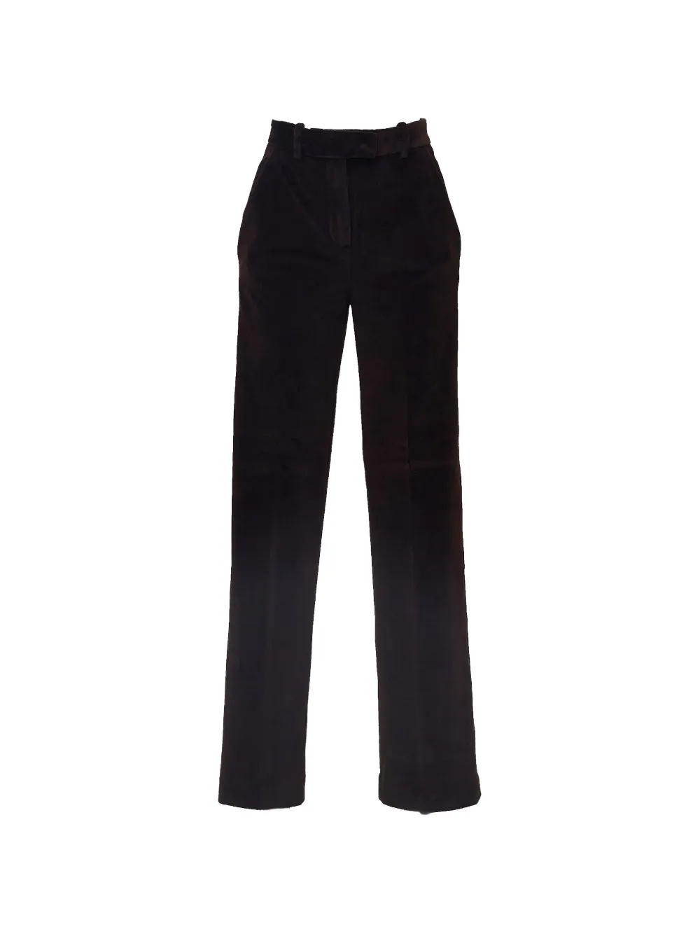 Circolo 1901 velvet straight-leg trousers - Marrone