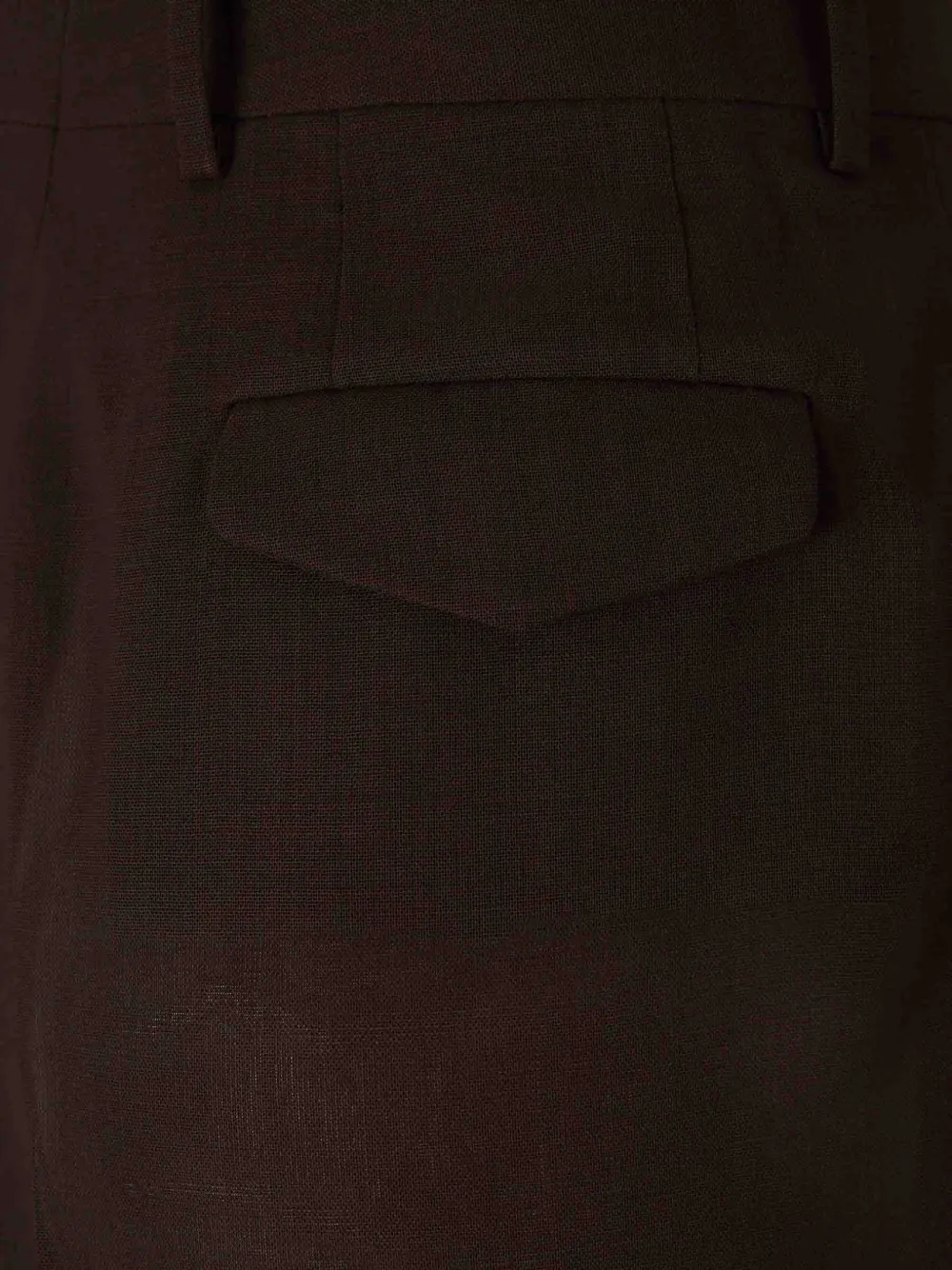 TOM FORD Broek met wijde pijpen Bruin