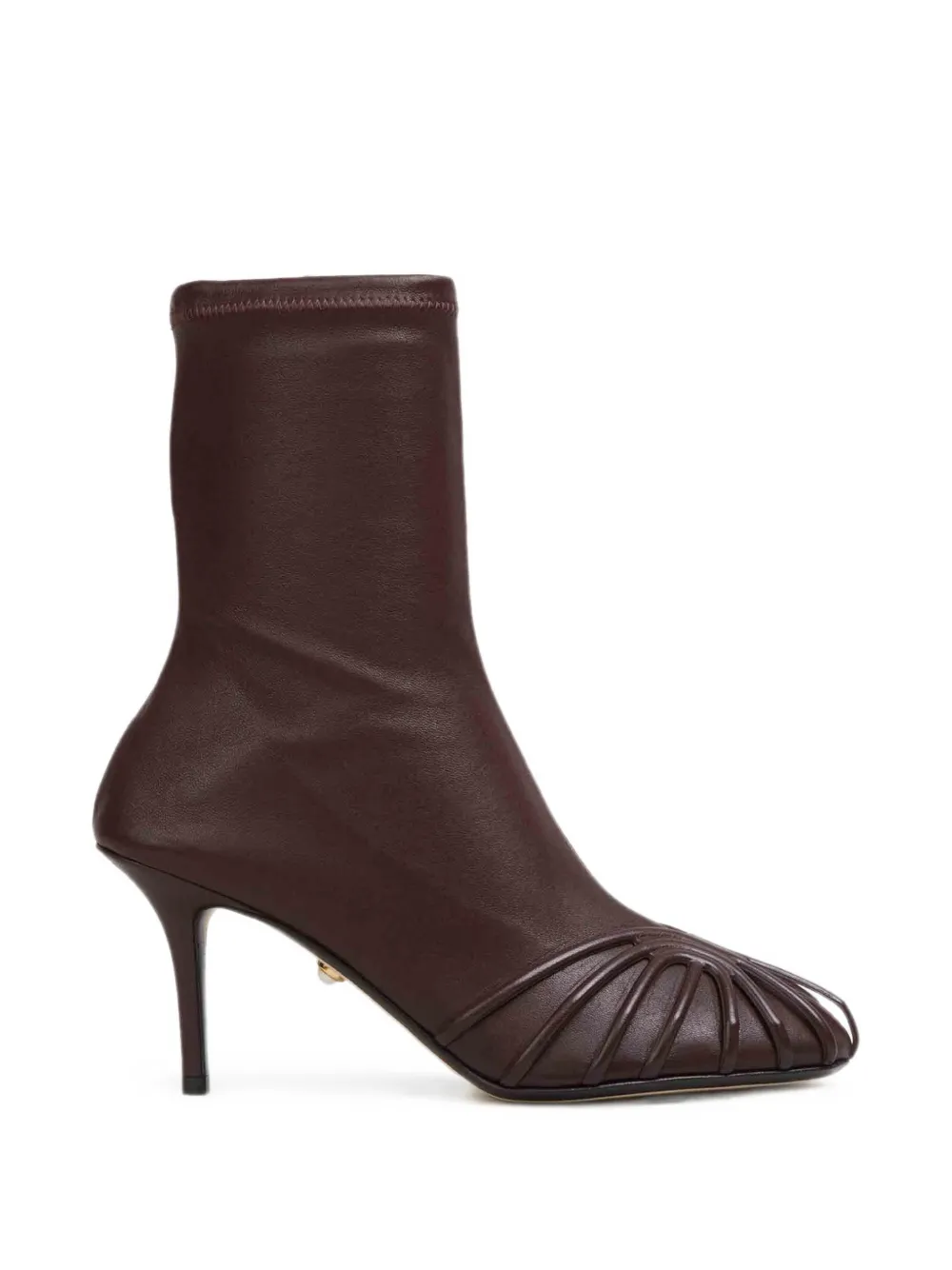 Alevì Karen fan-detail ankle boots Bruin