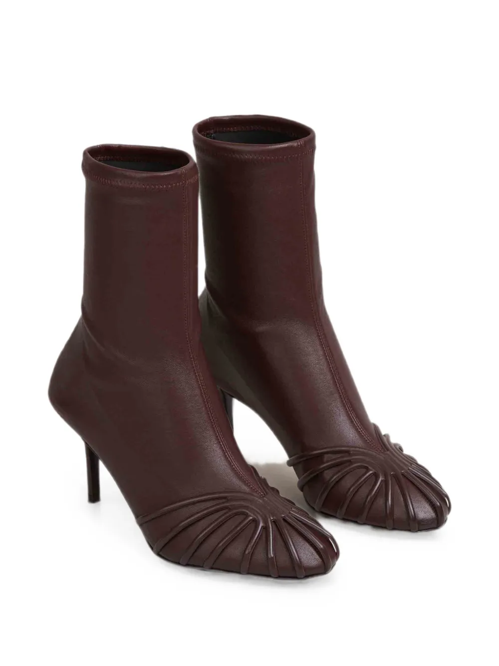 Alevì Karen fan-detail ankle boots Bruin