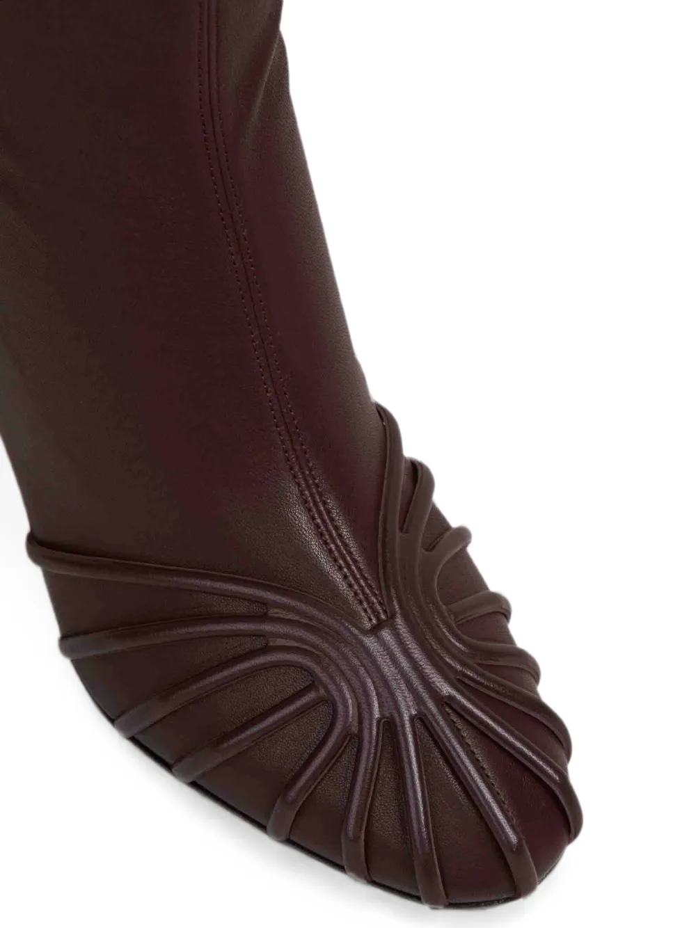 Alevì Karen fan-detail ankle boots Bruin