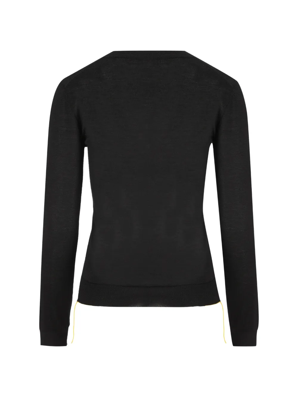 FENDI Sweater van kasjmierblend met V-hals Zwart