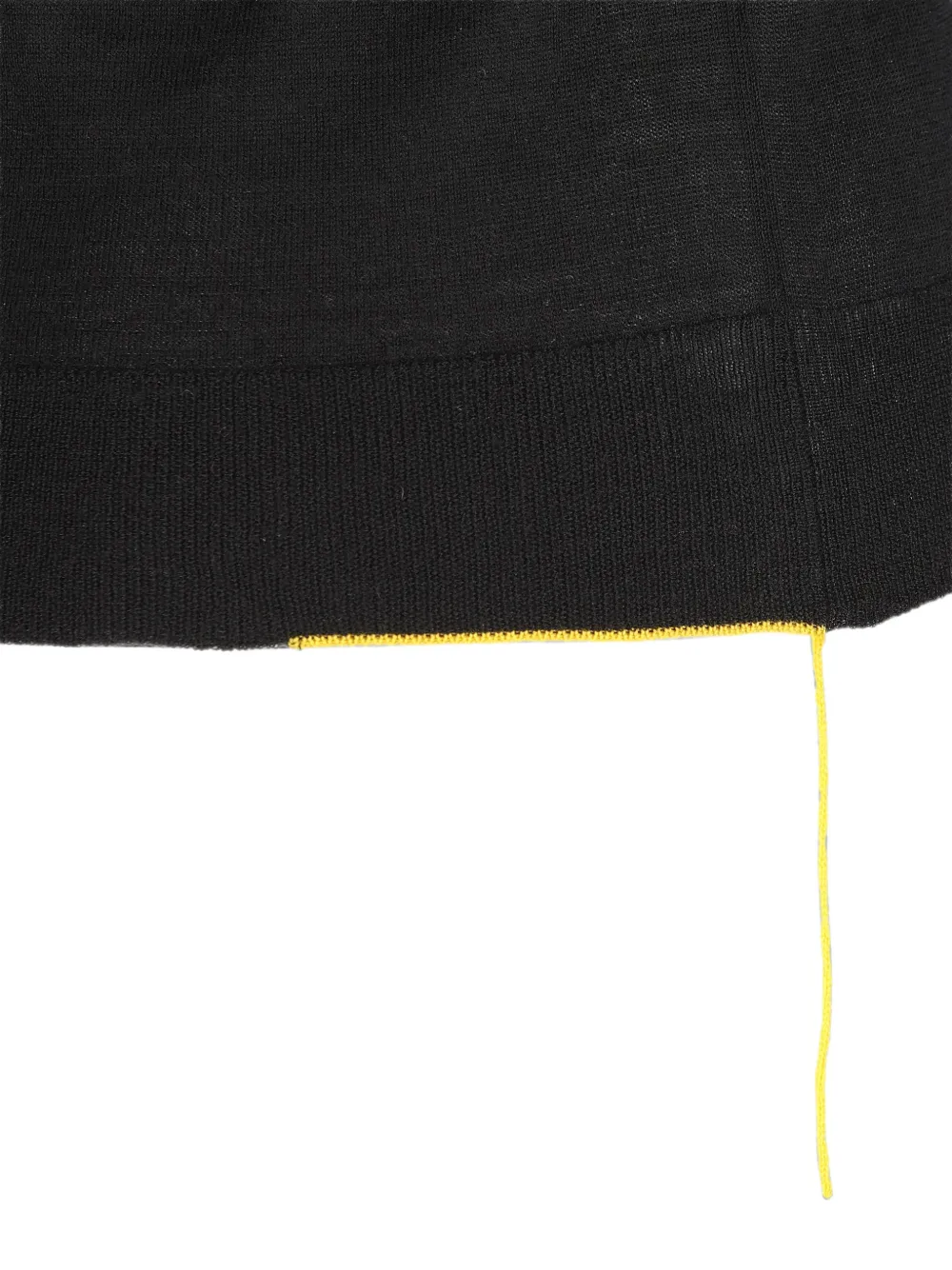 FENDI Sweater van kasjmierblend met V-hals Zwart