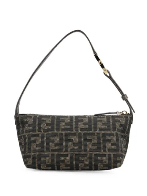 FENDI Vanity pouch small FF Zucca jacquard fabric mini bag