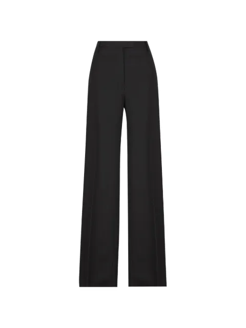 FENDI black wool tuxedo trousers