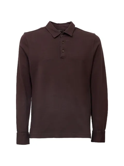 Zanone long-sleeve button-cuff polo shirt