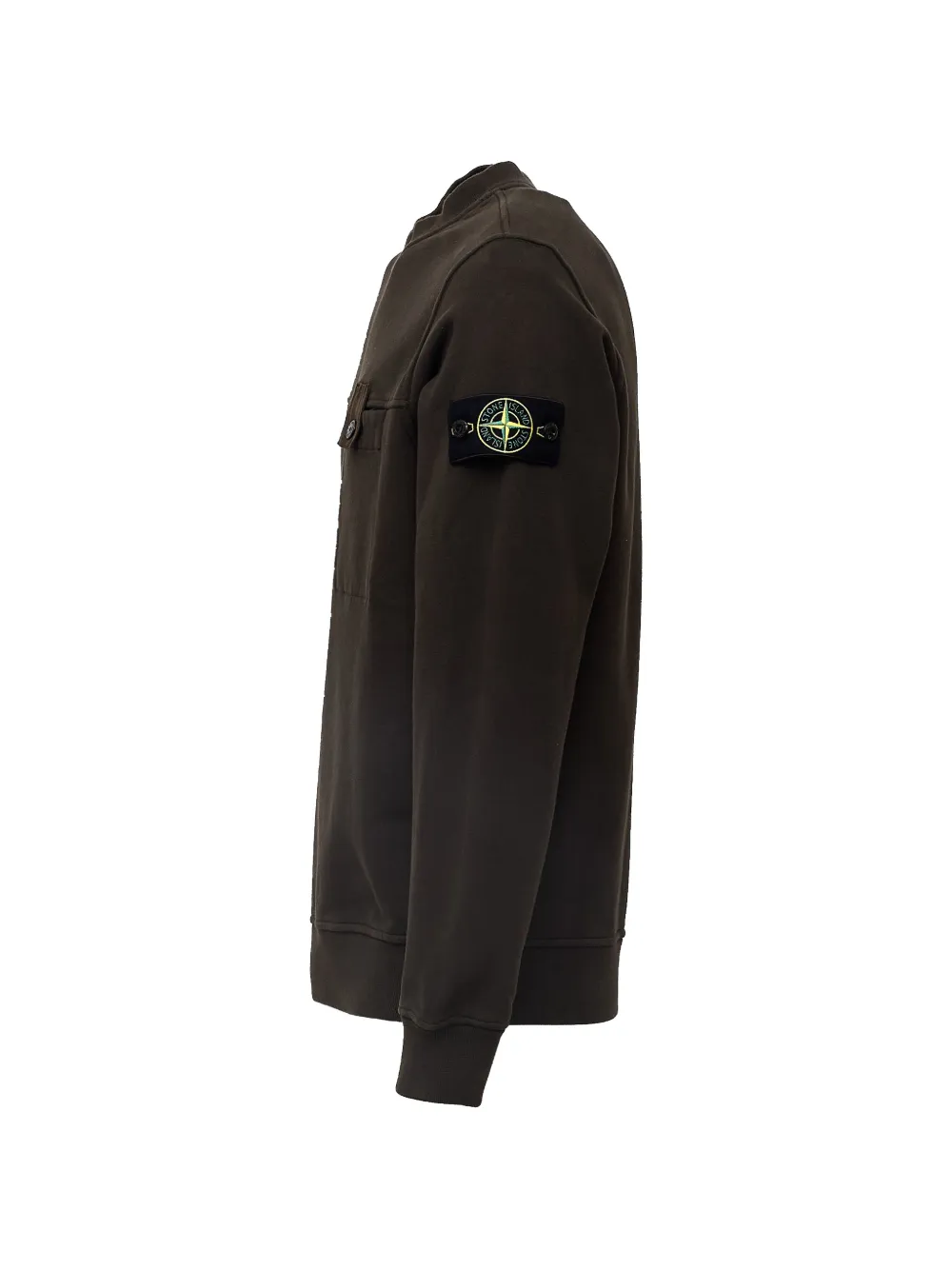 Stone Island Overhemd met logo-patch en borstzak Grijs