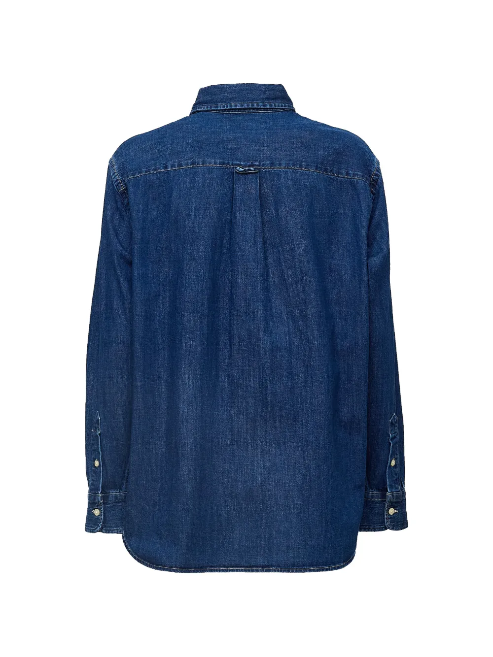 Polo Ralph Lauren The Big katoenen denim blouse Blauw