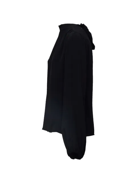 Nº21 pussy-bow long-sleeve blouse