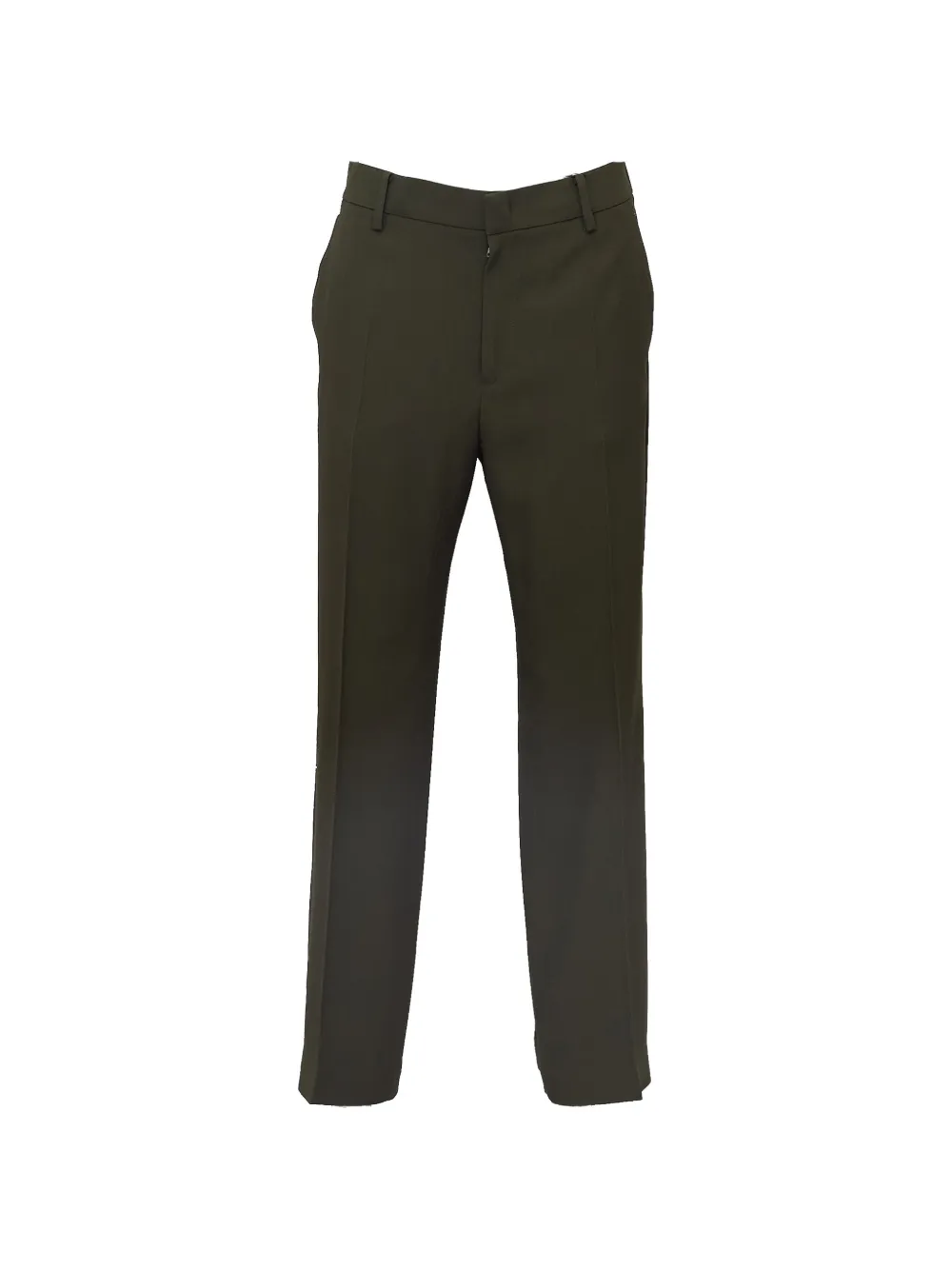 Nº21 Pantaloni dritti con vita elasticizzata - Verde