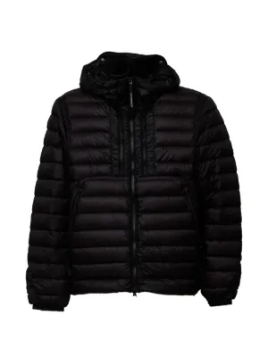 C.P. Company D.D Shell Hooded Quilted Jacket | Black | FARFETCH JO