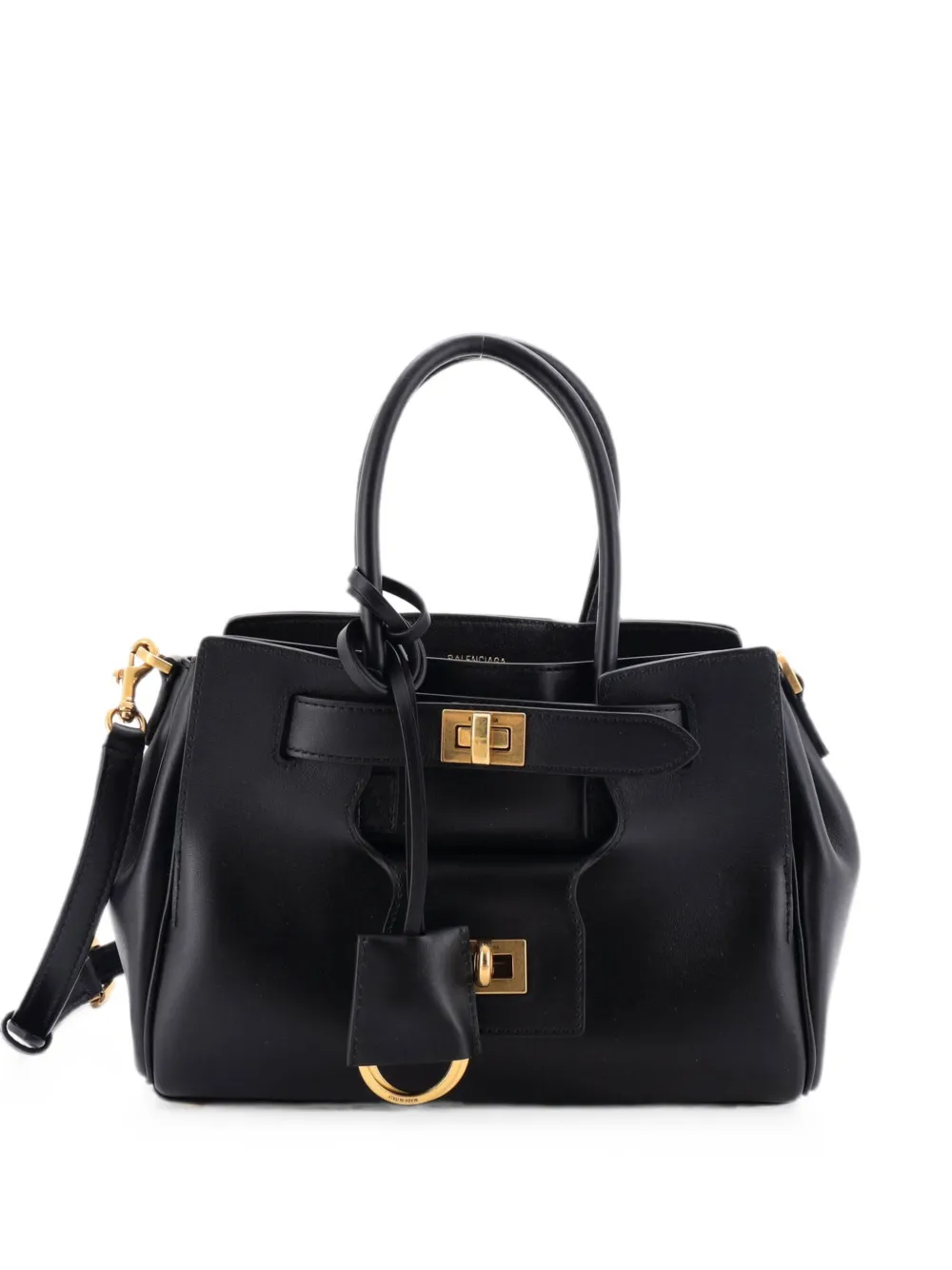 Balenciaga Pre-Owned Bel Air Carry All Bag Leather Mini tote bag - Black