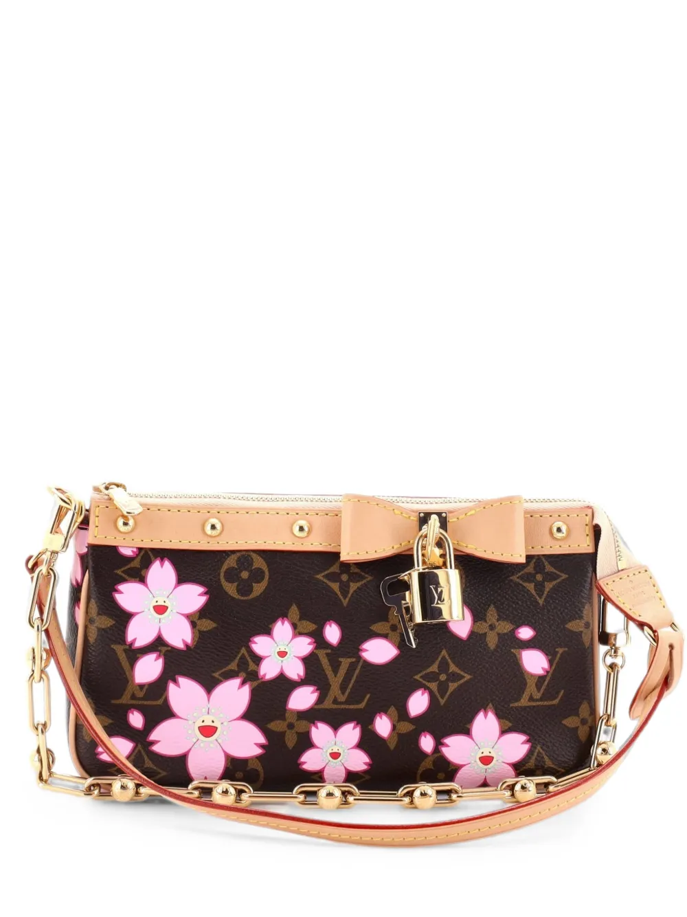 Louis Vuitton Pre-Owned x Takashi Murakami Pochette Accessoires NM Limited Edition Cherry Blossom Monogram shoulder bag - Marrone