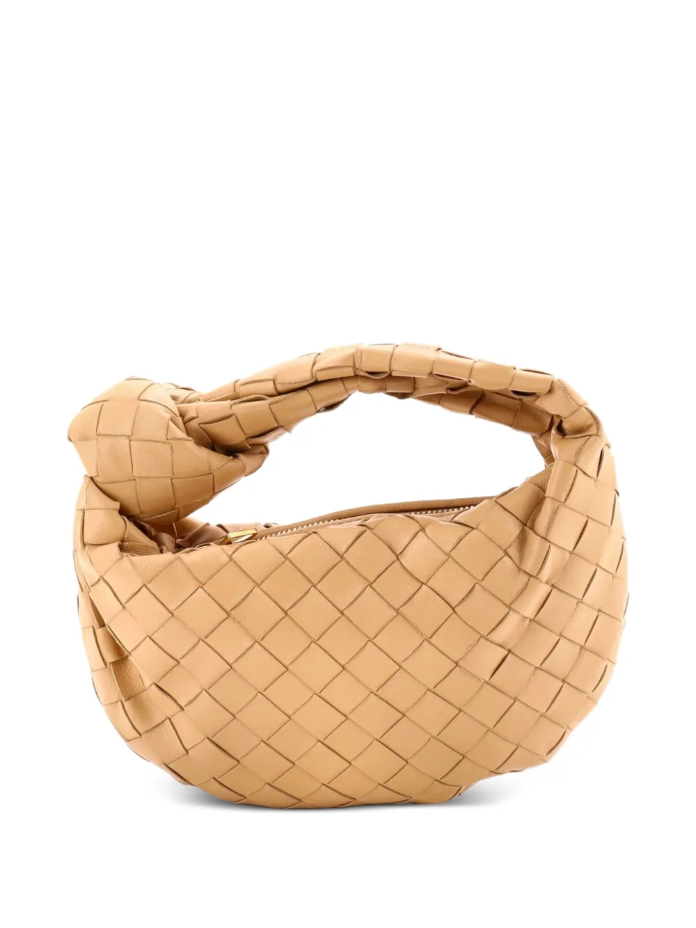 Bottega Veneta Pre-Owned BV Jodie Intrecciato Candy Tasche aus Nappaleder - Nude