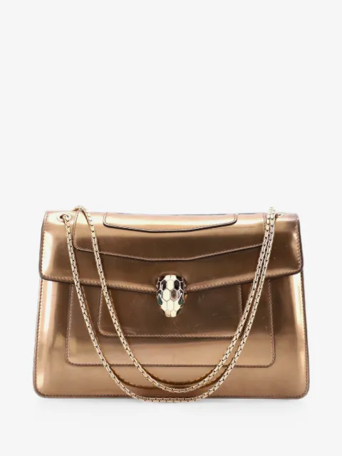 Bvlgari Pre-Owned Serpenti Forever Patent Medium 单肩包