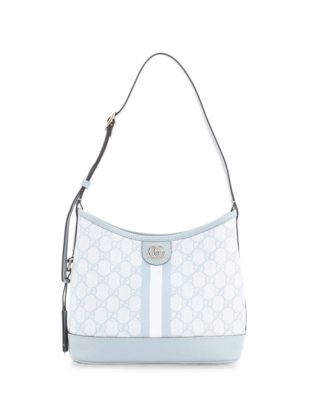 Gucci Pre-Owned Ophidia Open Bucket Bag GG Coated Canvas with Leather Small shoulder bag - Blu