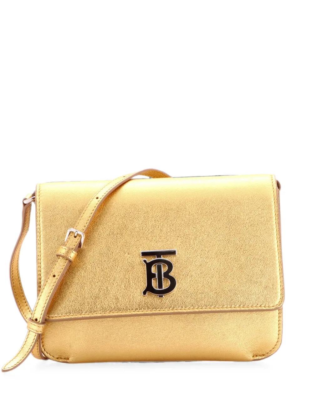 Burberry Pre-Owned TB Wallet on Strap Leather crossbody bag - Gold