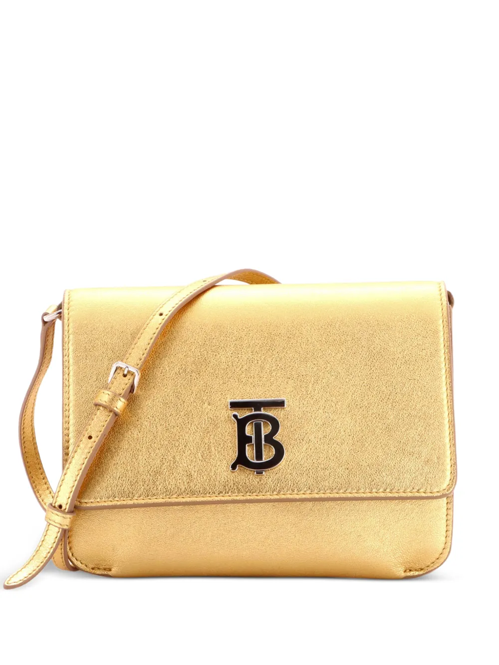 Burberry Pre-Owned TB Umhängetasche aus Leder mit Schulterriemen und Quaste - Gold