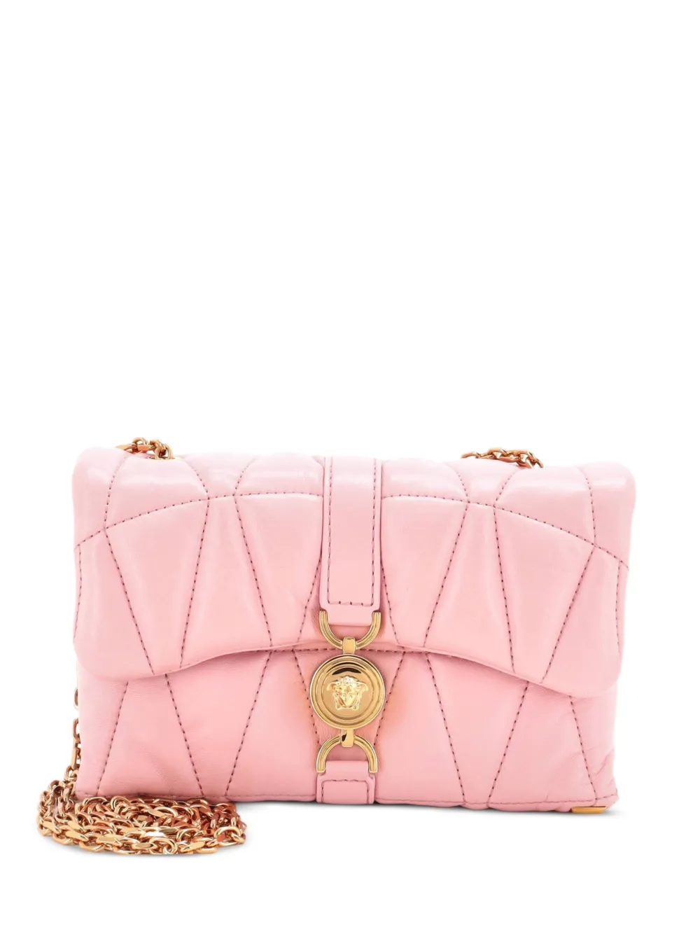 Versace Pre-Owned Kleio Shoulder Bag Quilted Leather Mini crossbody bag - Rosa