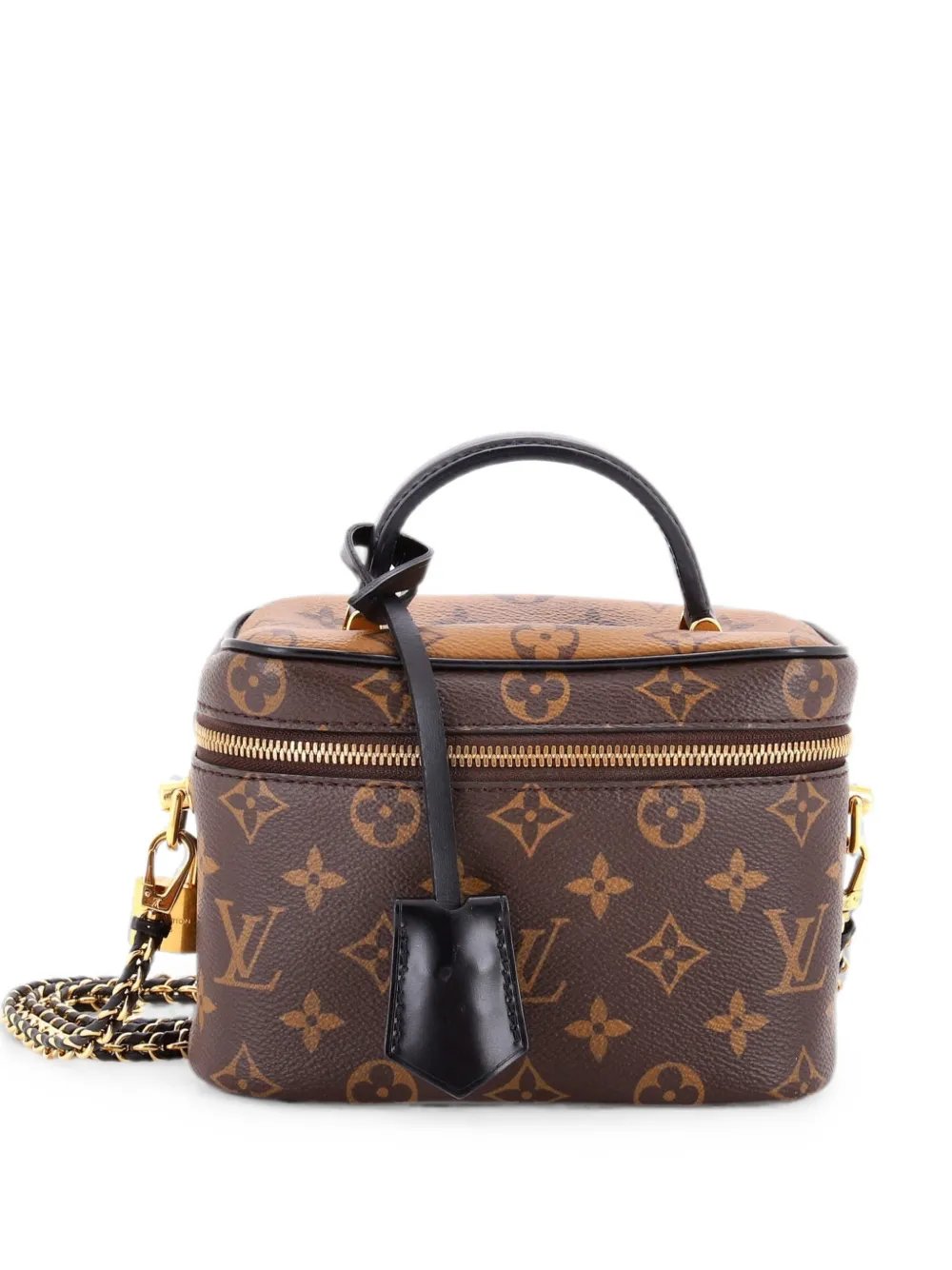 Louis Vuitton Pre-Owned Vanity Handbag Reverse Monogram Canvas PM satchel - Brown