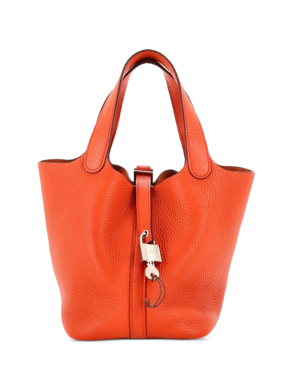 Hermès Pre-Owned Picotin Lock Bag Clemence PM Beuteltasche - Orange