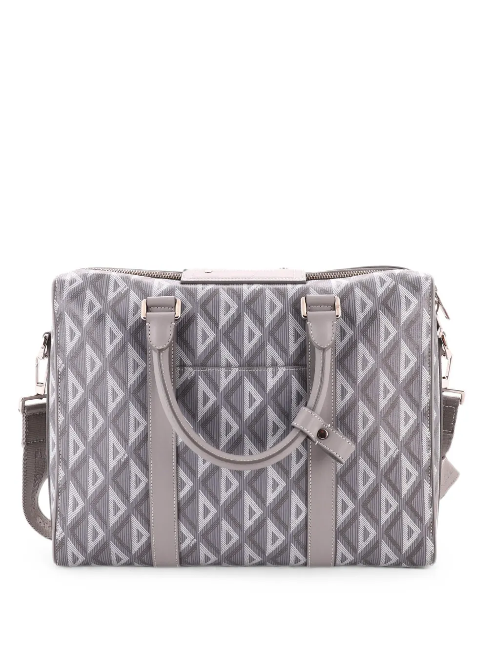 Christian Dior Pre-Owned Lingot Briefcase CD Diamond Coated Canvas and Leather business bag - Grey