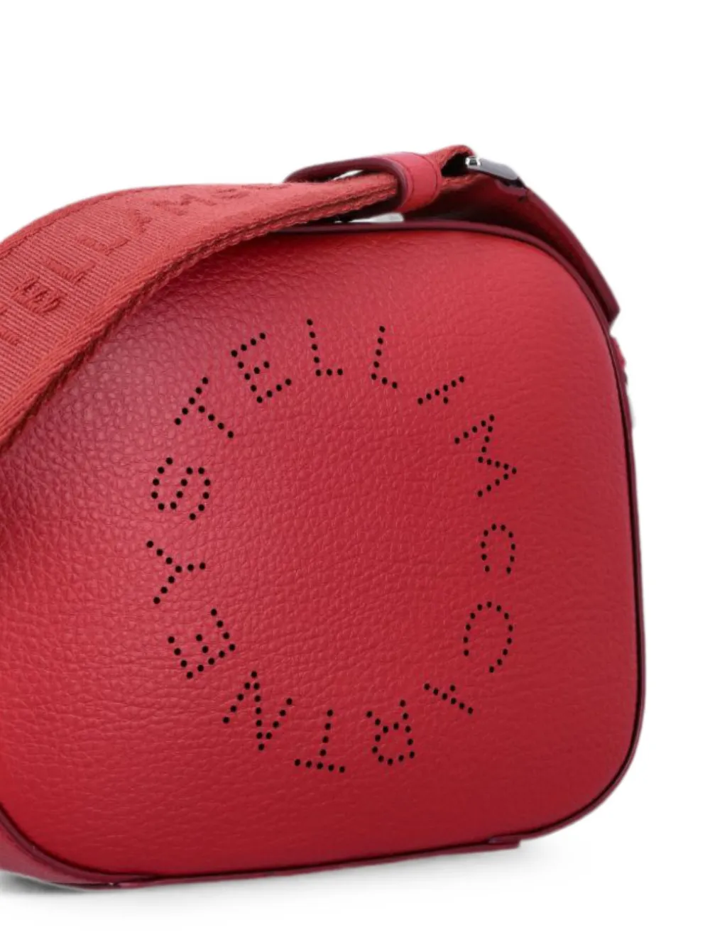 Stella McCartney Schoudertas met geperforeerd logo Rood