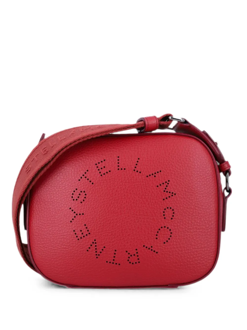 Stella McCartney Schultertasche mit Logo - Rot