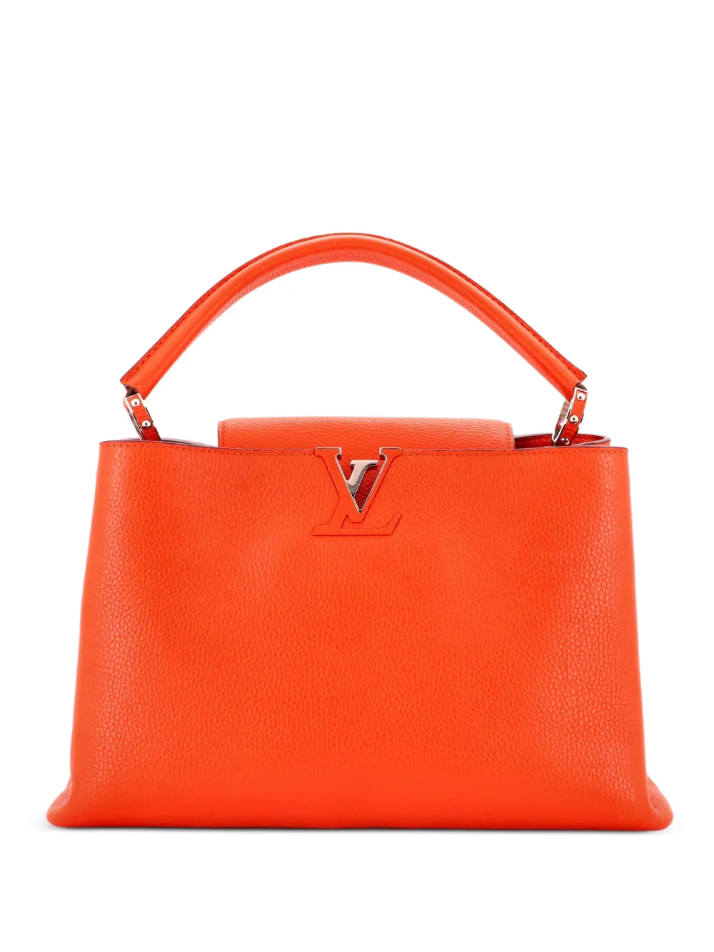 Louis Vuitton Pre-Owned Capucines GM Satchel-Tasche aus Leder - Orange