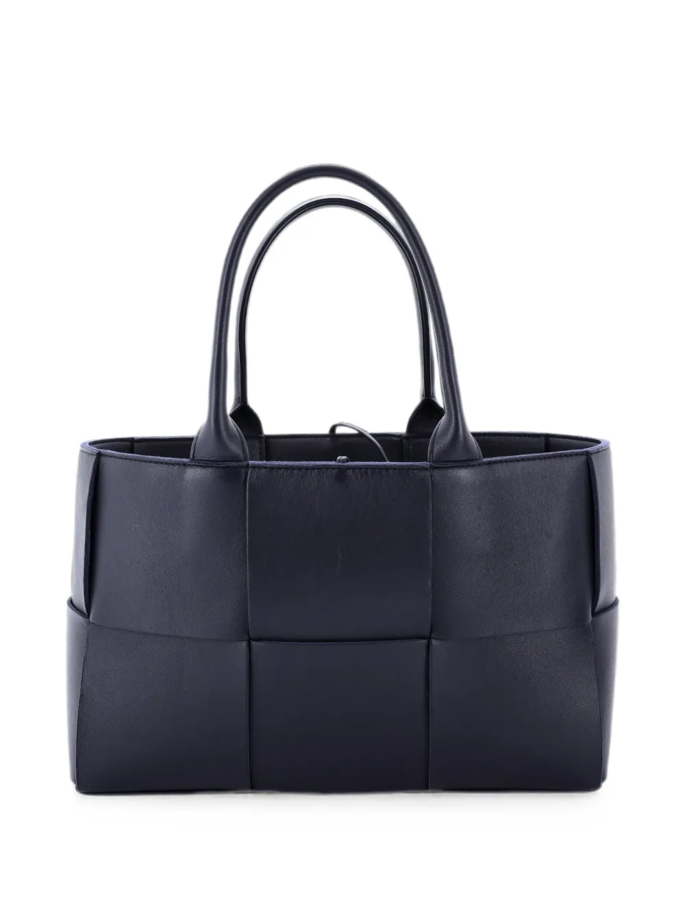 Bottega Veneta Pre-Owned Arco Maxi Intrecciato Leather Small tote bag - Blue