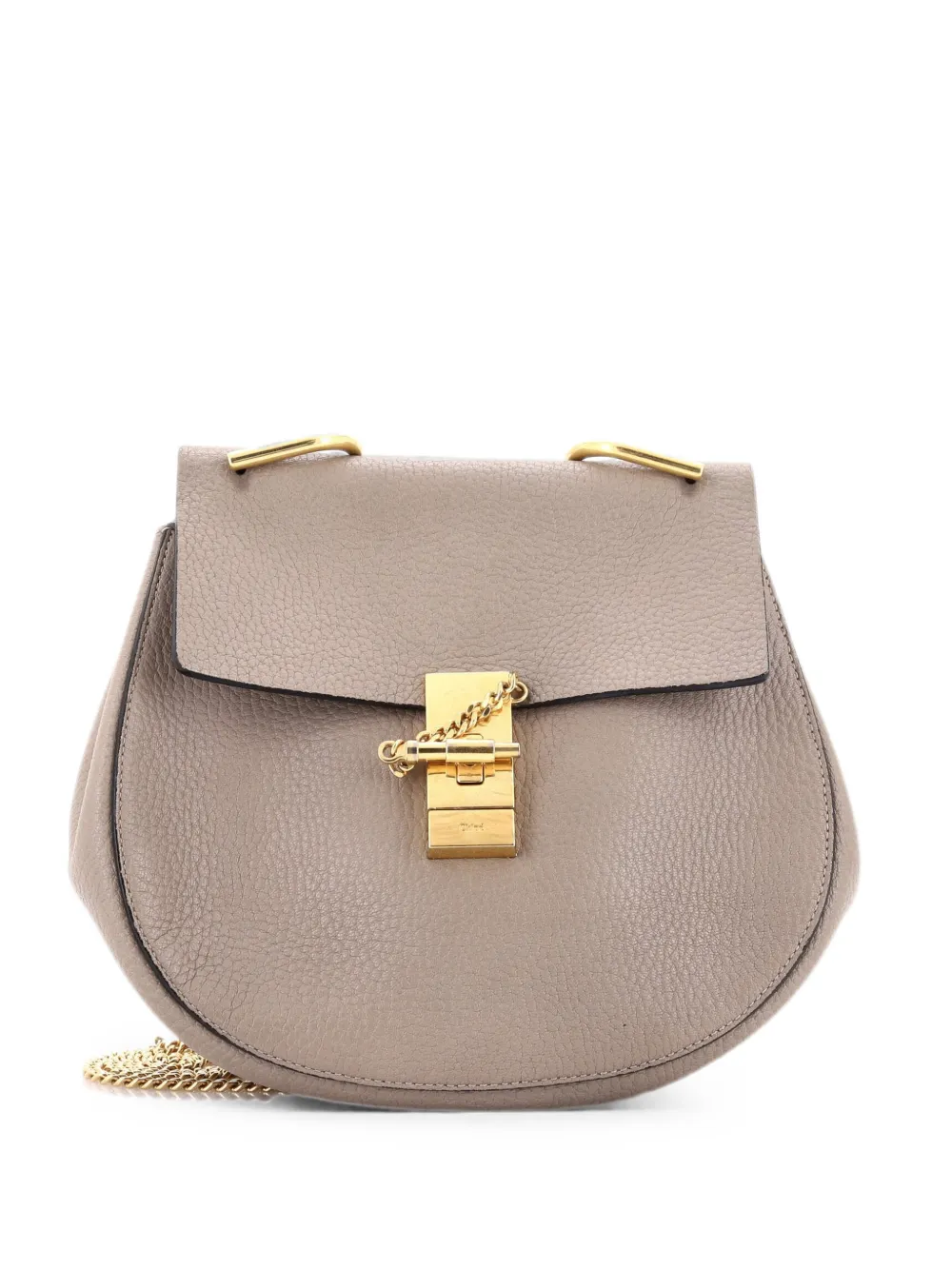 Chloé Pre-Owned Drew Leather Small crossbody bag - Grigio