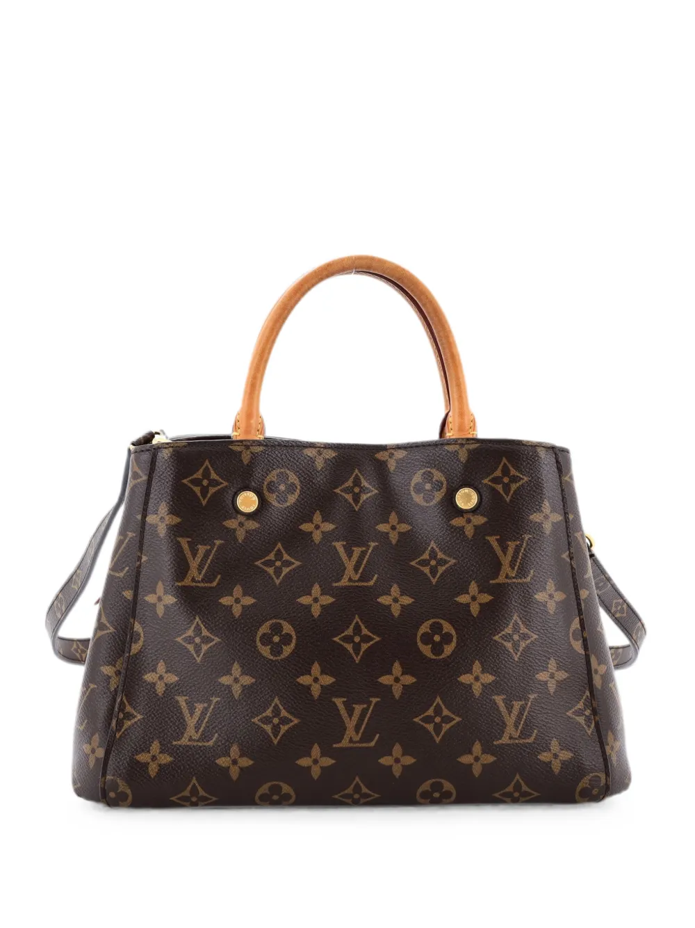 Louis Vuitton Pre-Owned Montaigne Handbag Monogram Canvas BB satchel - Brown