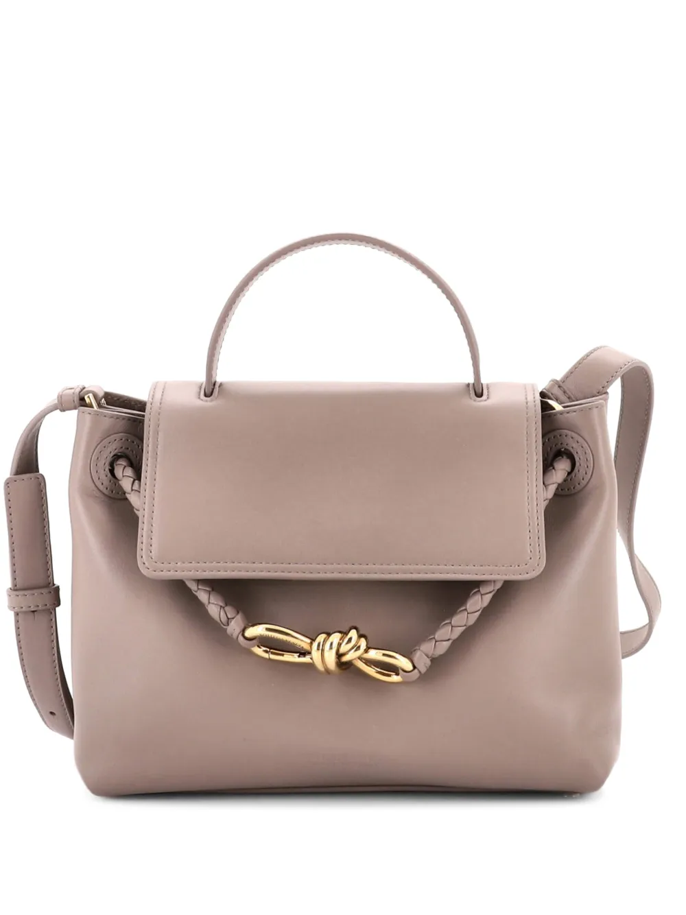 Bottega Veneta Pre-Owned Mittelgroße Ciao Handtasche mit Intrecciato-Detail - Grau