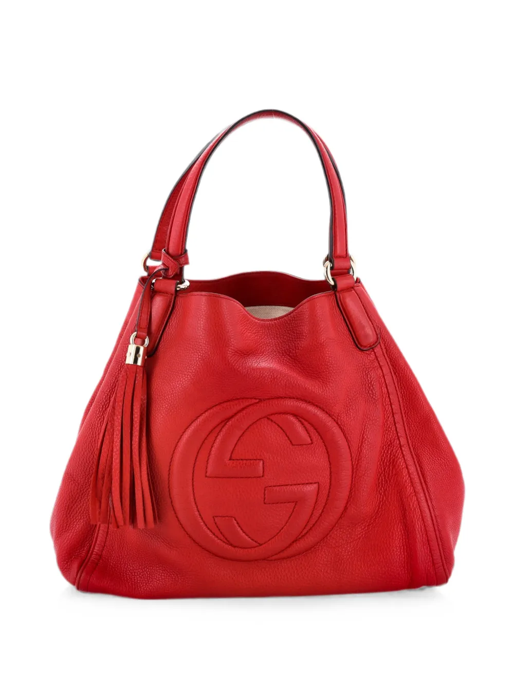 Gucci Pre-Owned Soho Leather Medium shoulder bag - Rosso