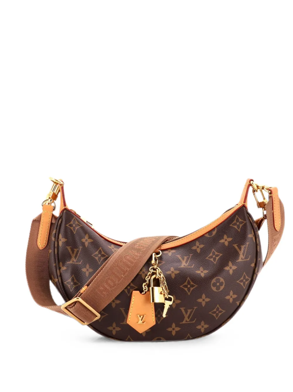 Louis Vuitton Pre-Owned Looping Handbag Monogram NM Canvas-Schultertasche - Braun