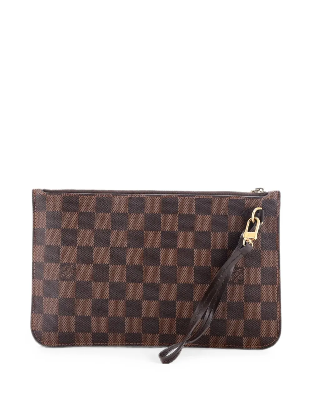 Louis Vuitton Pre-Owned Große Neverfull Pochette Damier Clutch - Braun