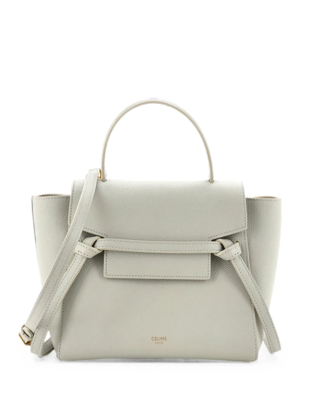Celine Pre-Owned Belt Bag Textured Leather Nano shoulder bag - Green