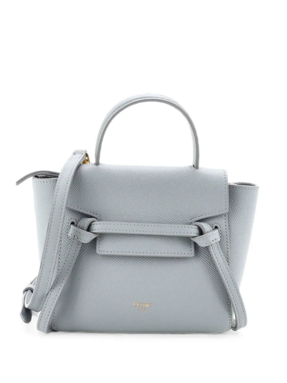 Celine Pre-Owned Belt Bag Textured Leather Pico shoulder bag - Blue