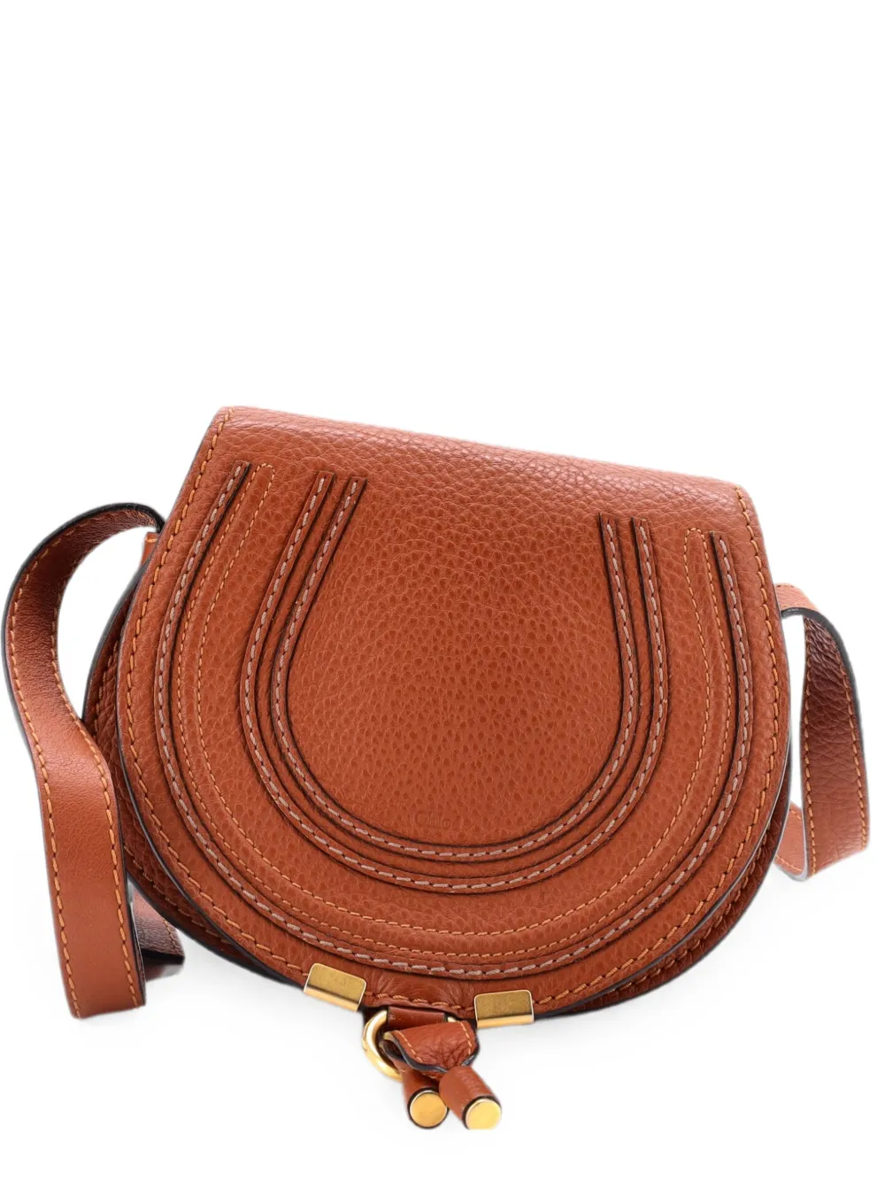 Prada Pre-Owned Re-Edition Hobo Saffiano Leather Mini shoulder bag - Orange