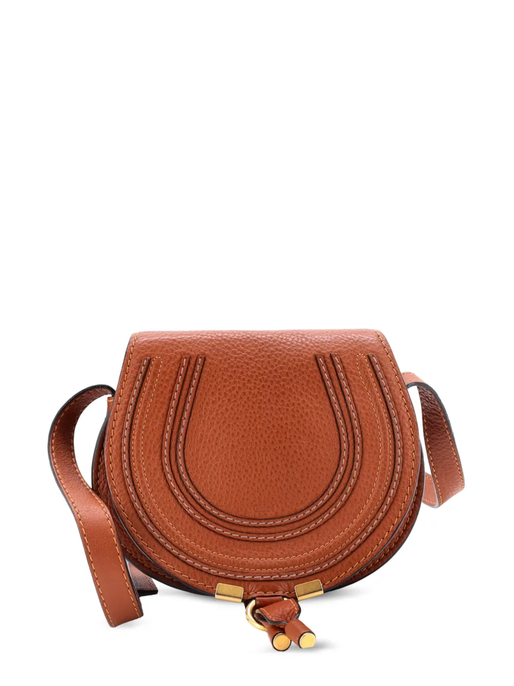 Prada Pre-Owned Re-Edition Hobo Saffiano Leather Mini shoulder bag - Orange