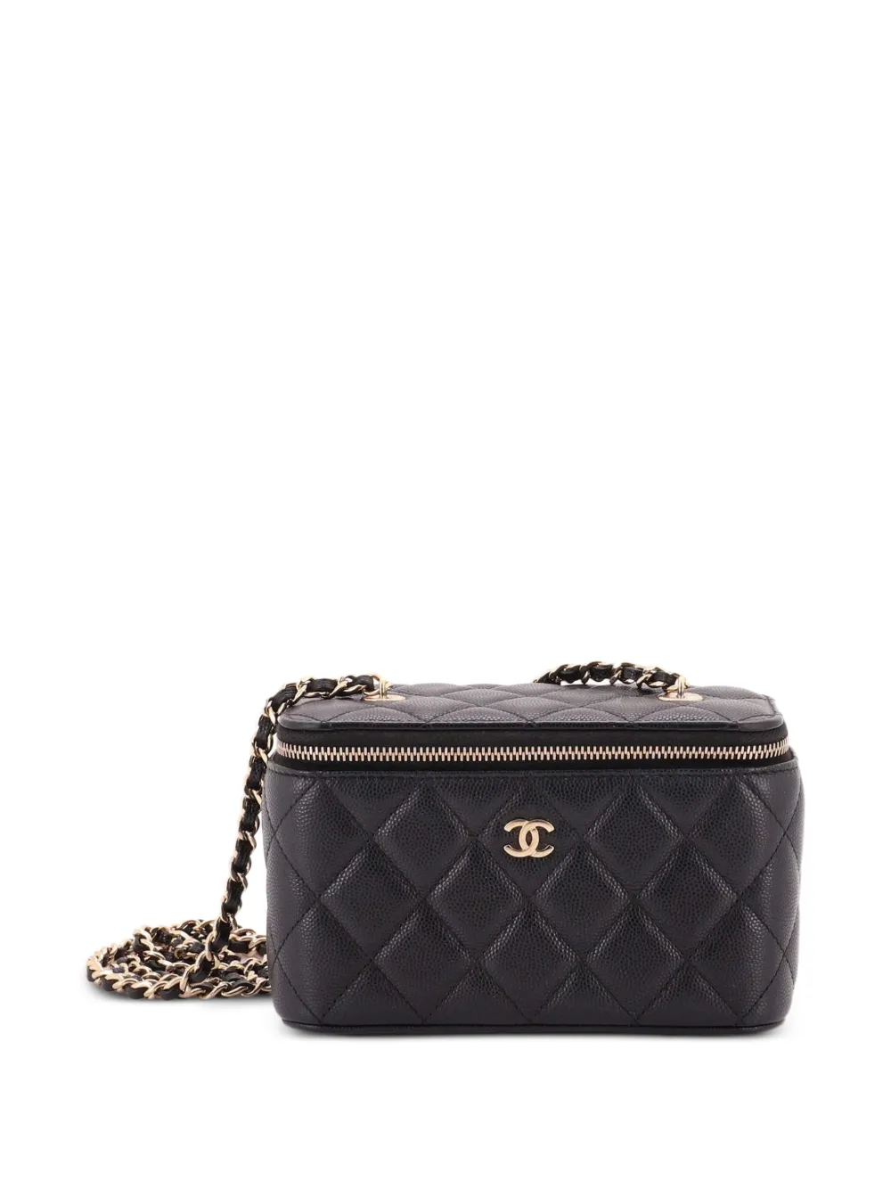 CHANEL Pre-Owned Kleine Classic Umhängetasche mit Kette - Schwarz