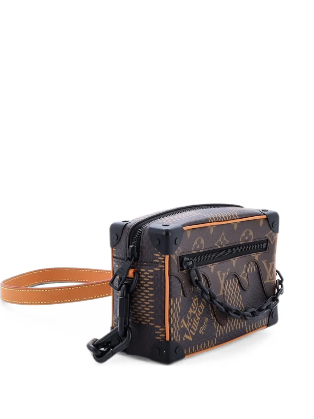 Louis Vuitton Pre-Owned Nigo Soft Trunk Bag Limited Edition Giant Damier and Monogram Canvas Mini crossbody bag - Brown