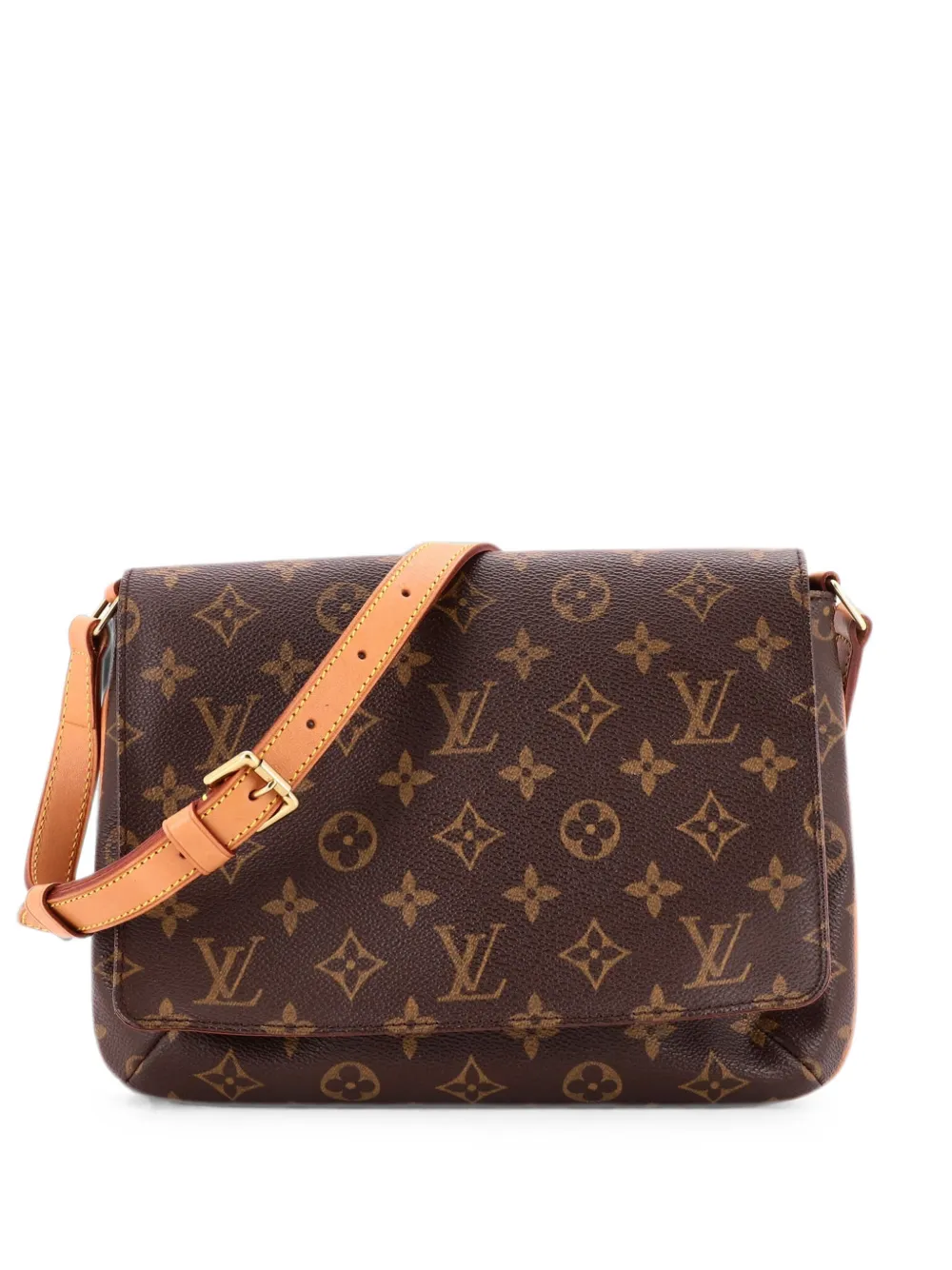 Louis Vuitton Pre-Owned Musette Tango Handbag Monogram Canvas shoulder bag - Marrone